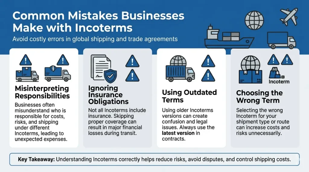 Common Mistakes Businesses Make with Incoterms
